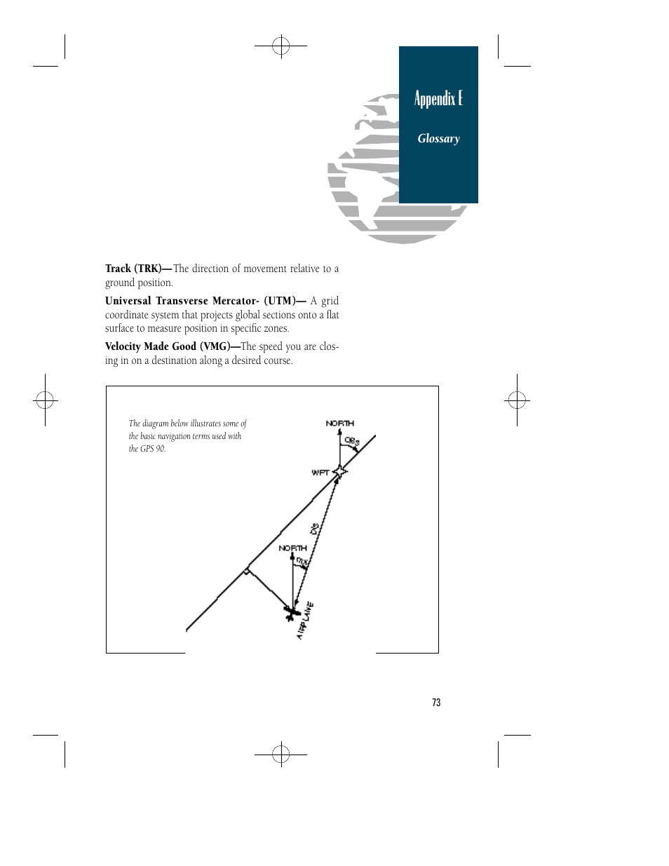 Appendix e | Garmin GPS 90 User Manual | Page 81 / 92