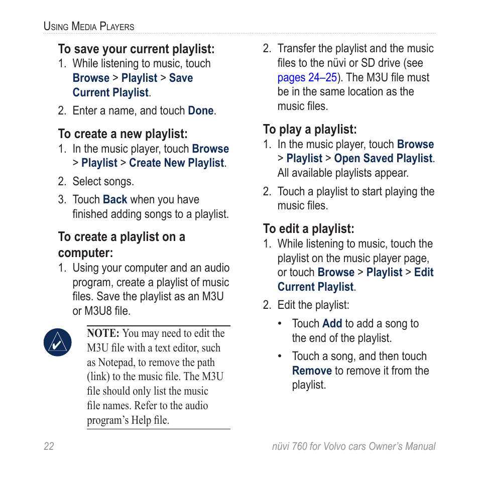 Garmin nuvi 760 for Volvo cars User Manual | Page 28 / 56