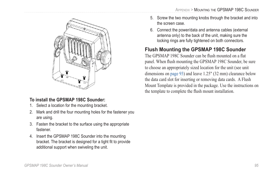 Garmin GPSMAP 198C Sounder User Manual | Page 101 / 126