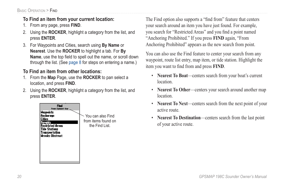 Garmin GPSMAP 198C Sounder User Manual | Page 26 / 126