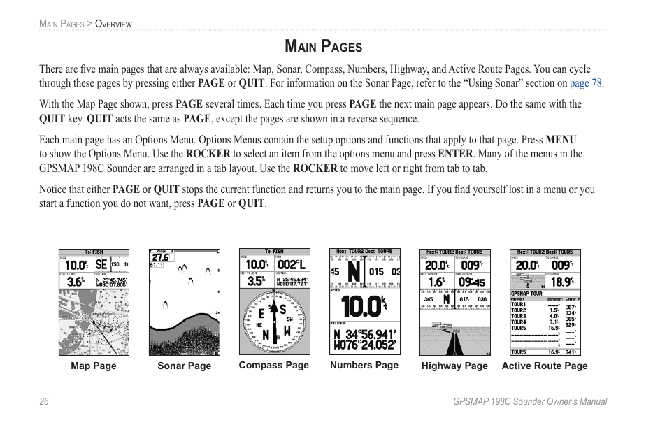 Garmin GPSMAP 198C Sounder User Manual | Page 32 / 126