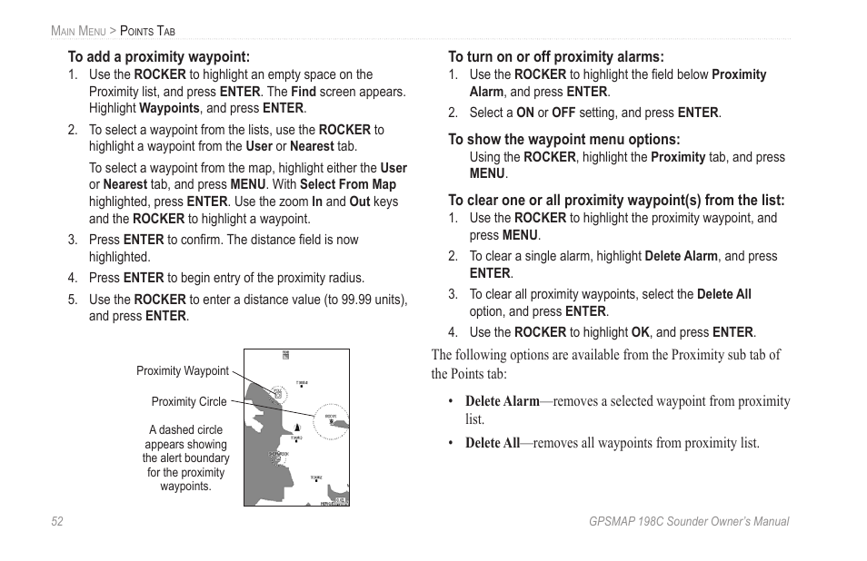 Garmin GPSMAP 198C Sounder User Manual | Page 58 / 126