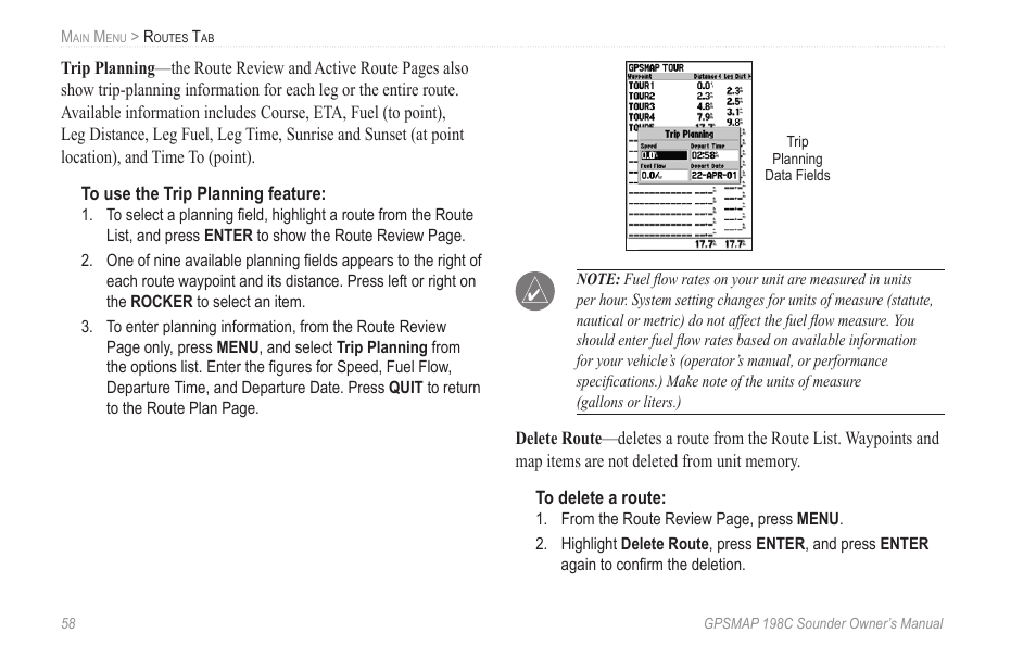 Garmin GPSMAP 198C Sounder User Manual | Page 64 / 126