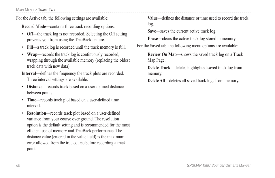 Garmin GPSMAP 198C Sounder User Manual | Page 66 / 126