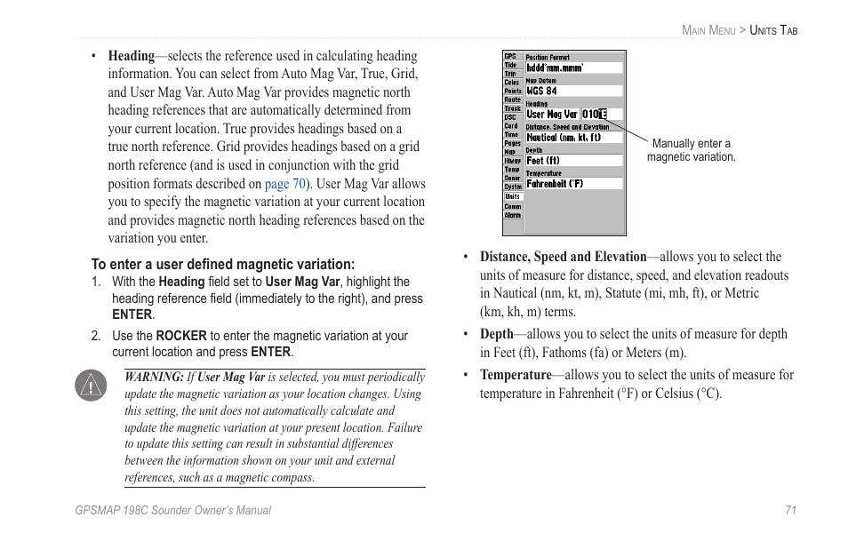 Garmin GPSMAP 198C Sounder User Manual | Page 77 / 126