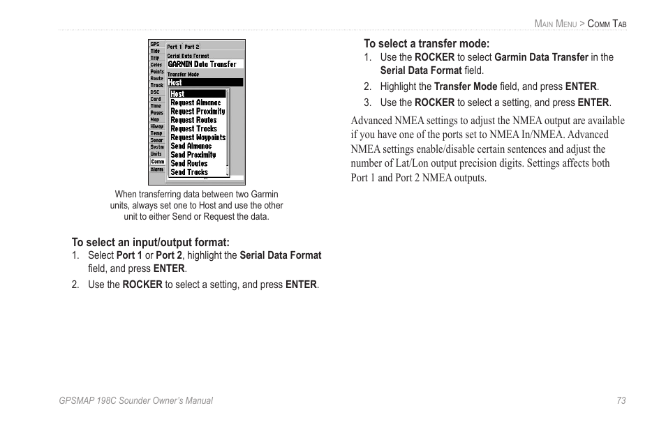 Garmin GPSMAP 198C Sounder User Manual | Page 79 / 126