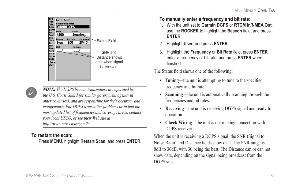 Garmin GPSMAP 198C Sounder User Manual | Page 81 / 126