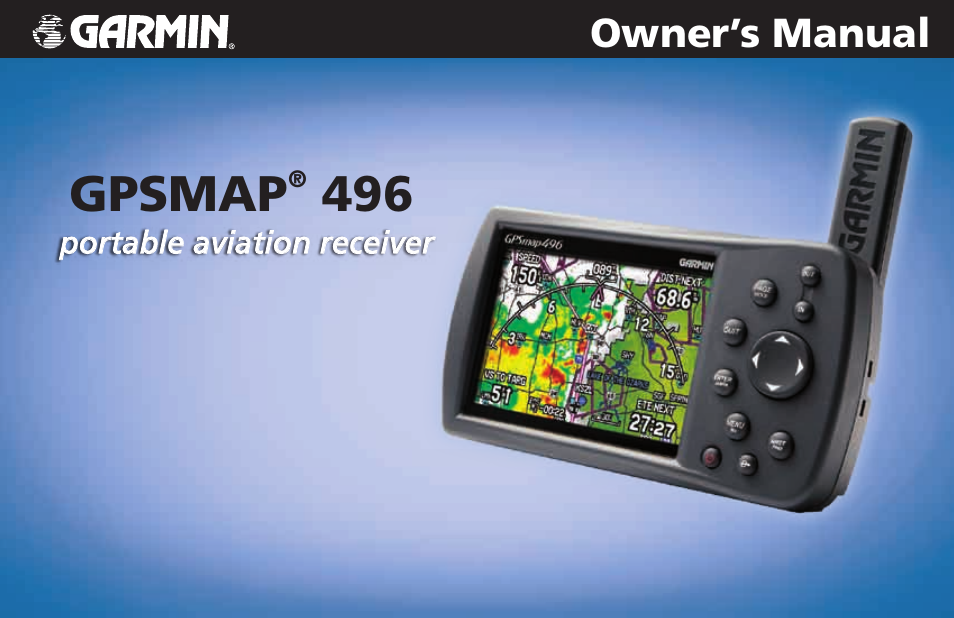 Garmin GPSMAP 496 User Manual | 194 pages