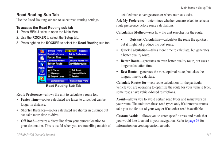 Garmin GPSMAP 496 User Manual | Page 125 / 194