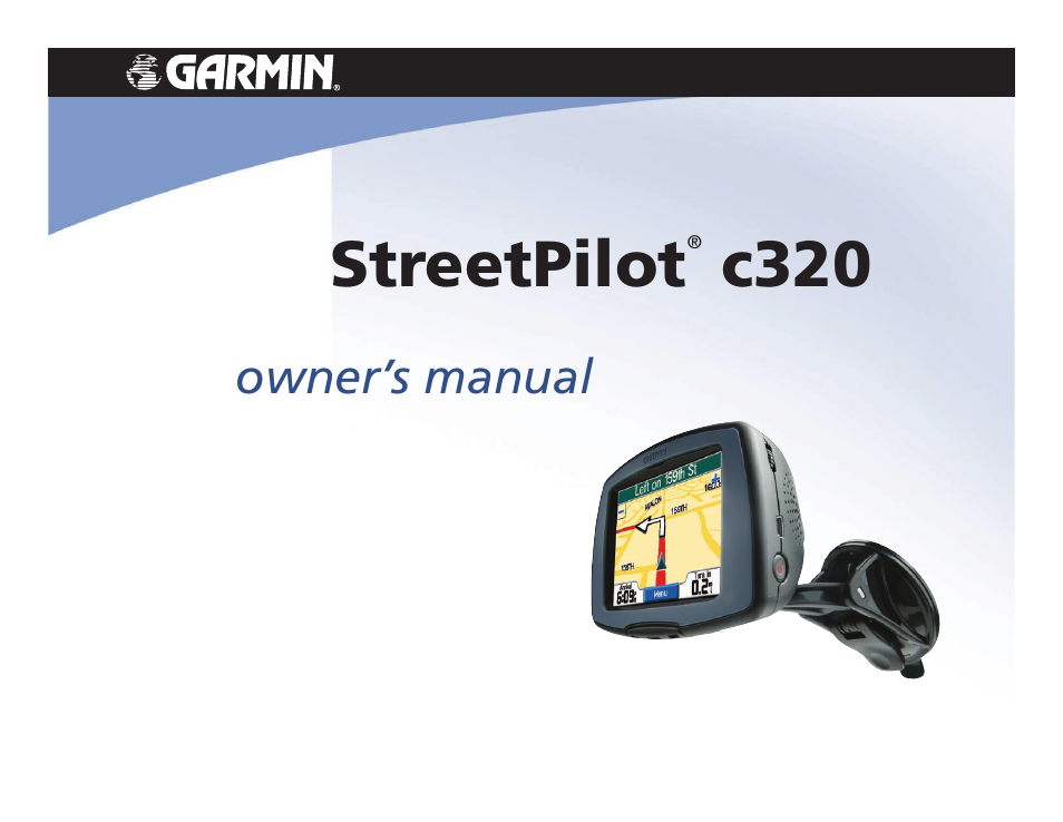 Garmin StreetPilot c320 User Manual | 37 pages