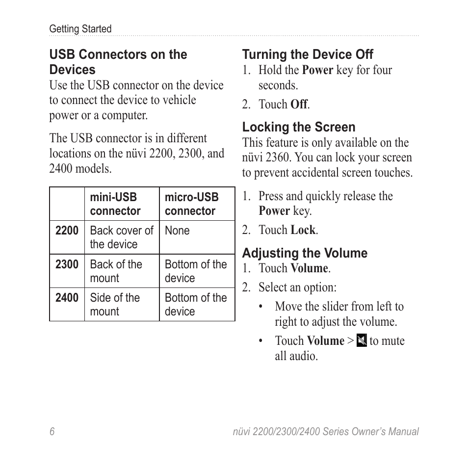 Garmin nuvi 2460LMT User Manual | Page 10 / 76