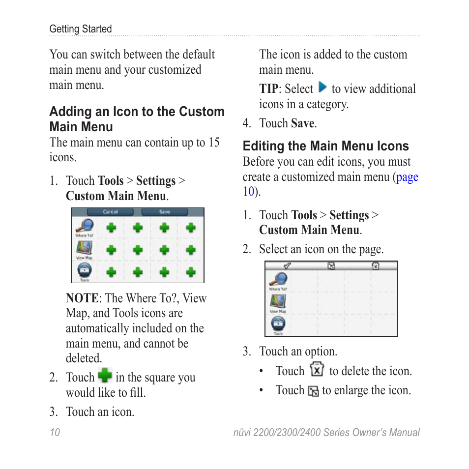 Garmin nuvi 2460LMT User Manual | Page 14 / 76