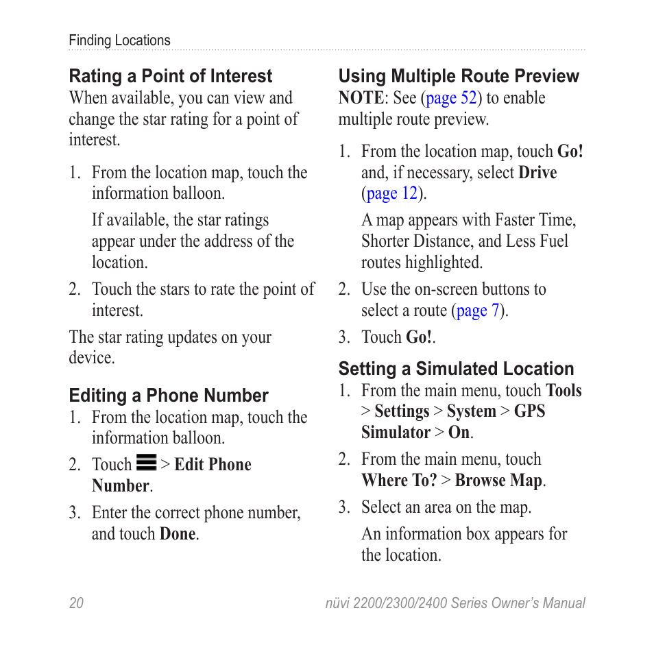 Garmin nuvi 2460LMT User Manual | Page 24 / 76