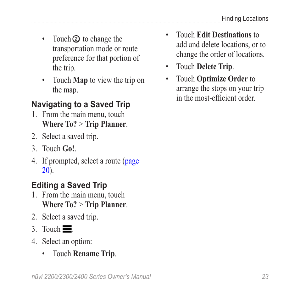 Garmin nuvi 2460LMT User Manual | Page 27 / 76