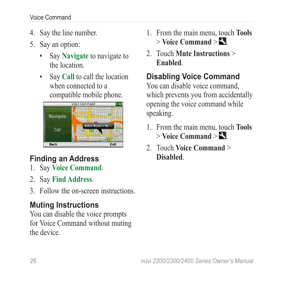 Garmin nuvi 2460LMT User Manual | Page 30 / 76