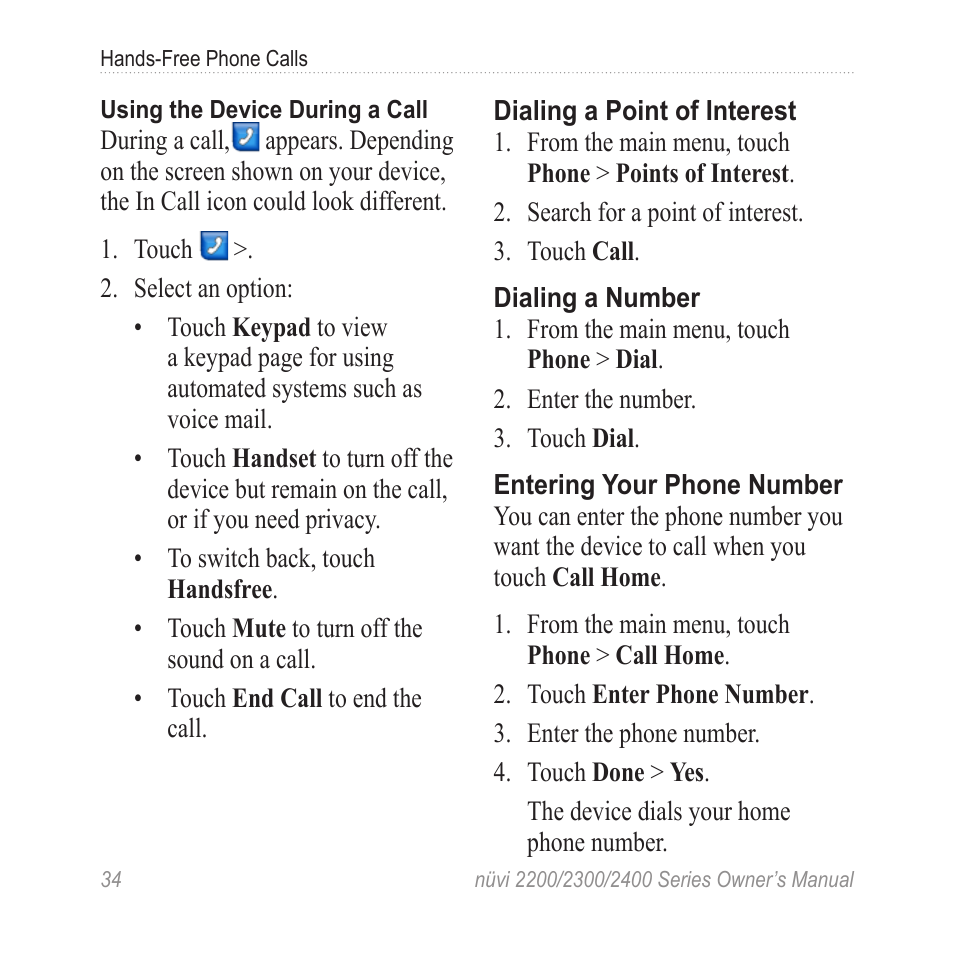 Garmin nuvi 2460LMT User Manual | Page 38 / 76