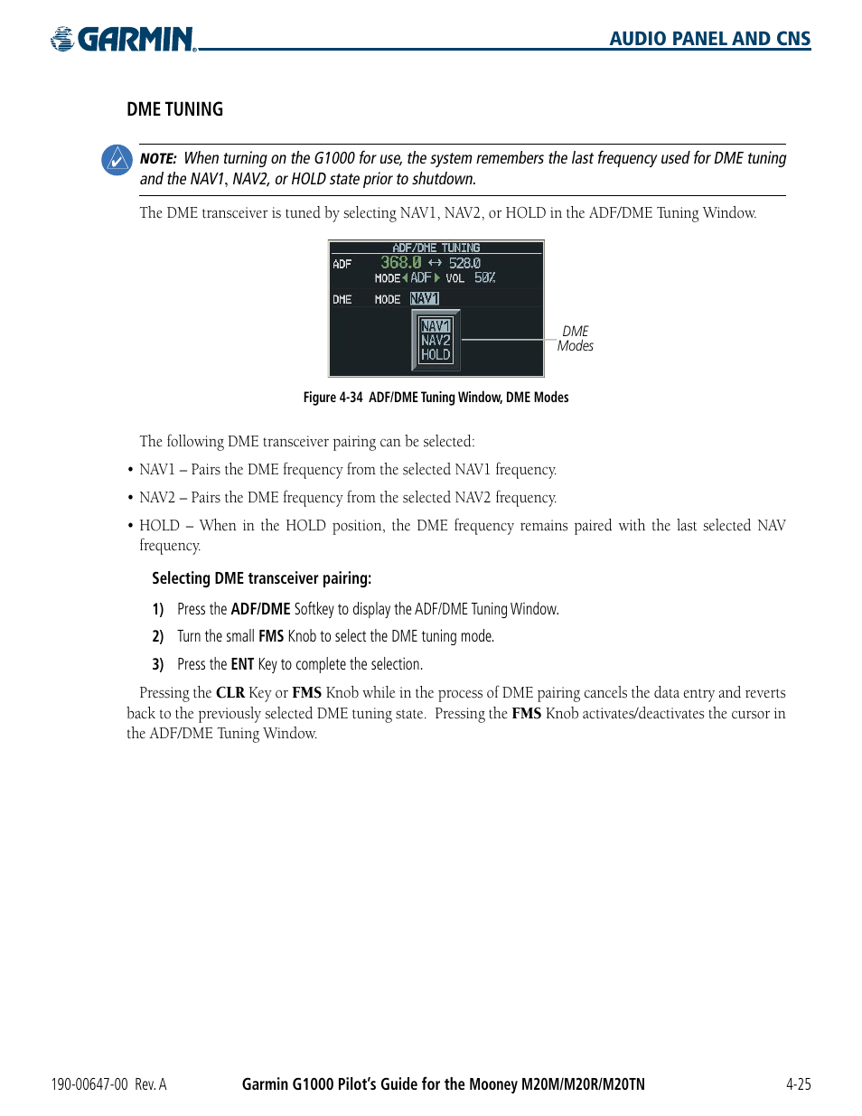 Garmin G1000 Mooney M20TN User Manual | Page 105 / 380