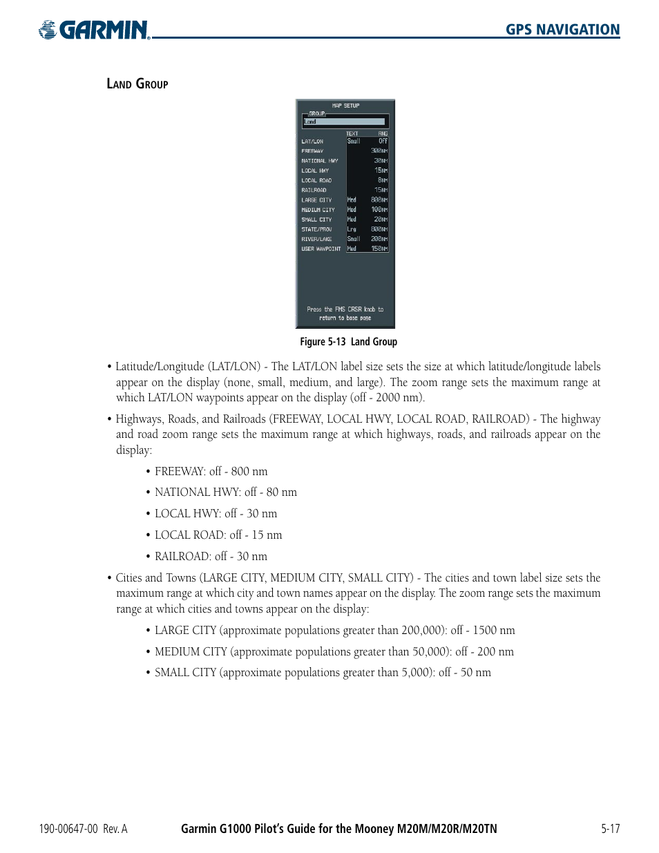 Garmin G1000 Mooney M20TN User Manual | Page 135 / 380