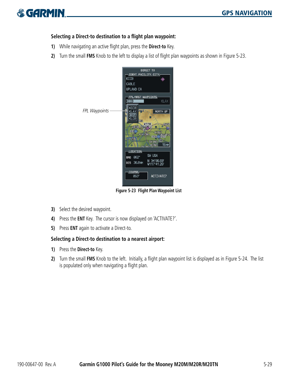 Garmin G1000 Mooney M20TN User Manual | Page 147 / 380