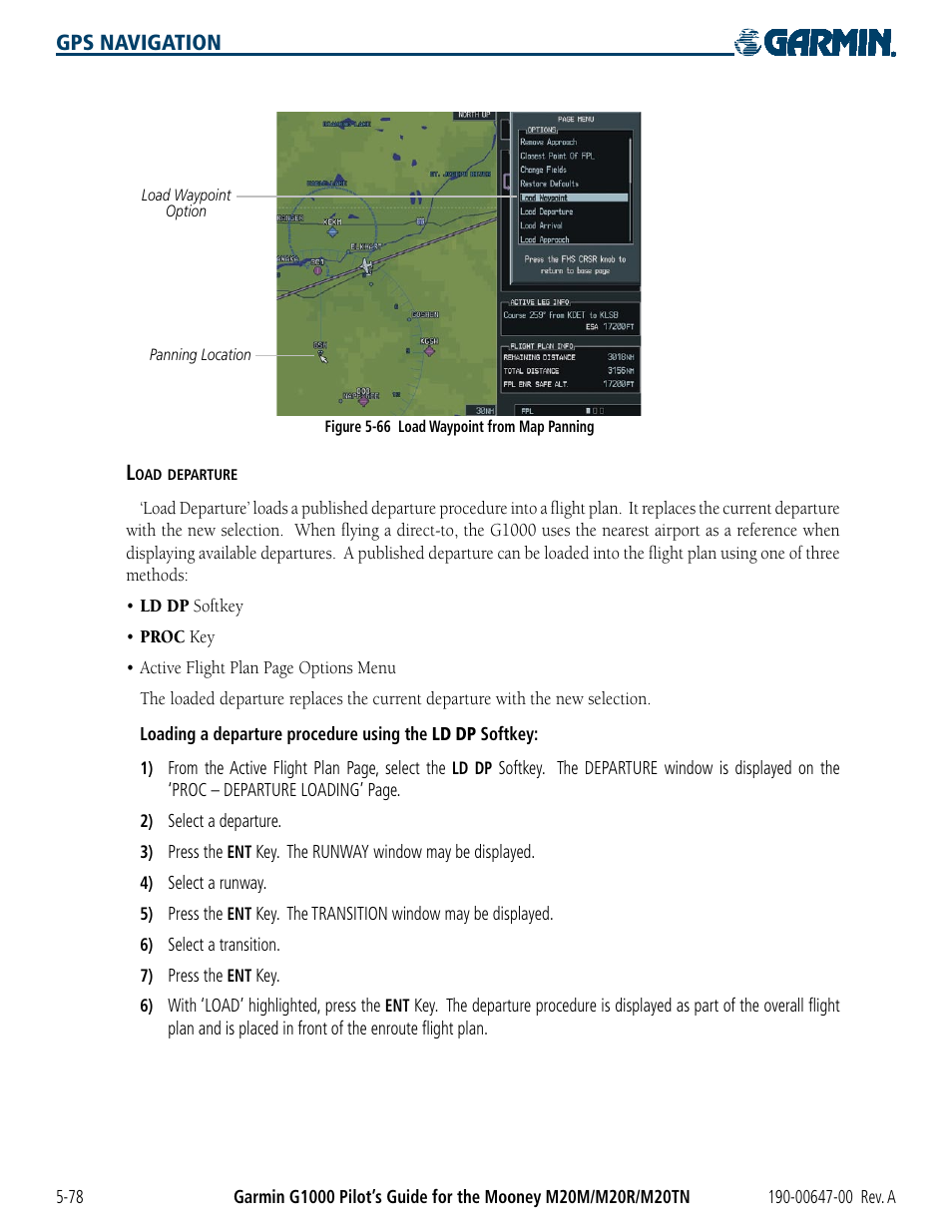 Garmin G1000 Mooney M20TN User Manual | Page 196 / 380