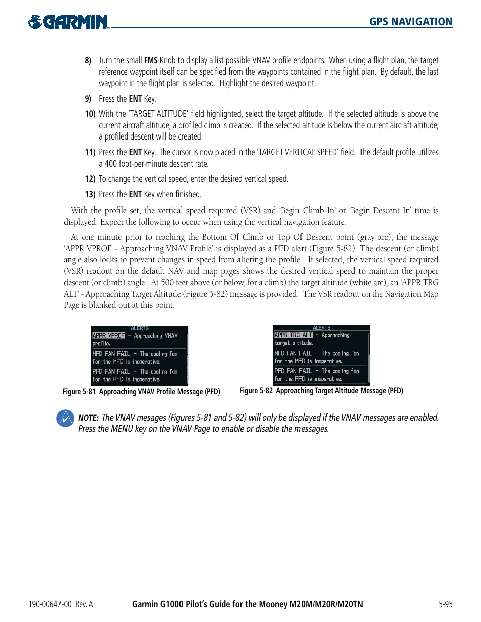 Garmin G1000 Mooney M20TN User Manual | Page 213 / 380