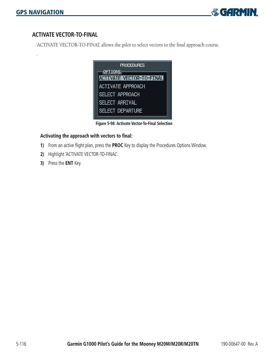 Garmin G1000 Mooney M20TN User Manual | Page 234 / 380