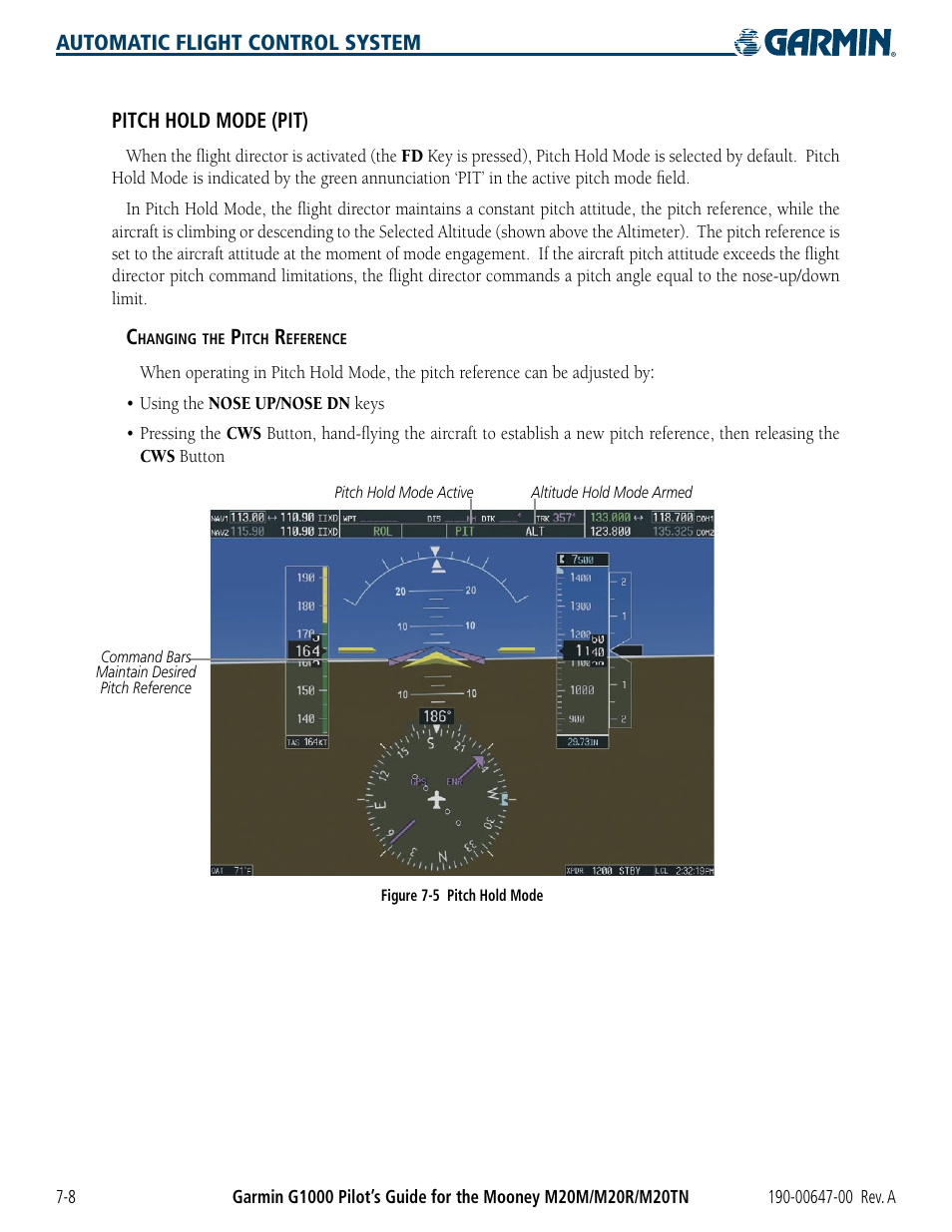 Garmin G1000 Mooney M20TN User Manual | Page 308 / 380