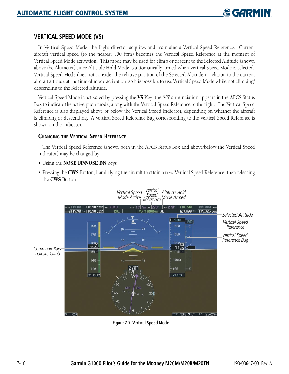 Garmin G1000 Mooney M20TN User Manual | Page 310 / 380