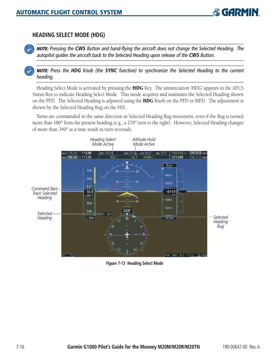 Garmin G1000 Mooney M20TN User Manual | Page 316 / 380