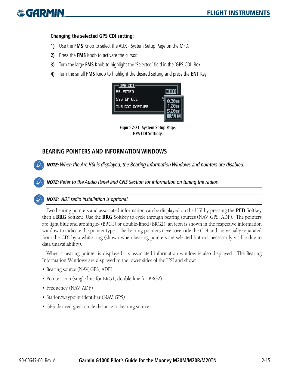 Garmin G1000 Mooney M20TN User Manual | Page 61 / 380