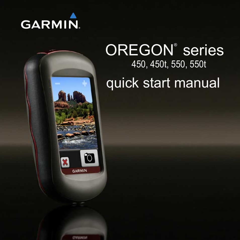 Garmin Oregon 450 User Manual | 8 pages