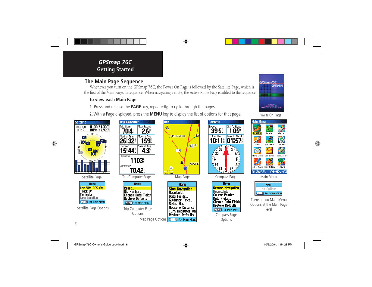 Garmin GPSMAP 76C User Manual | Page 16 / 96