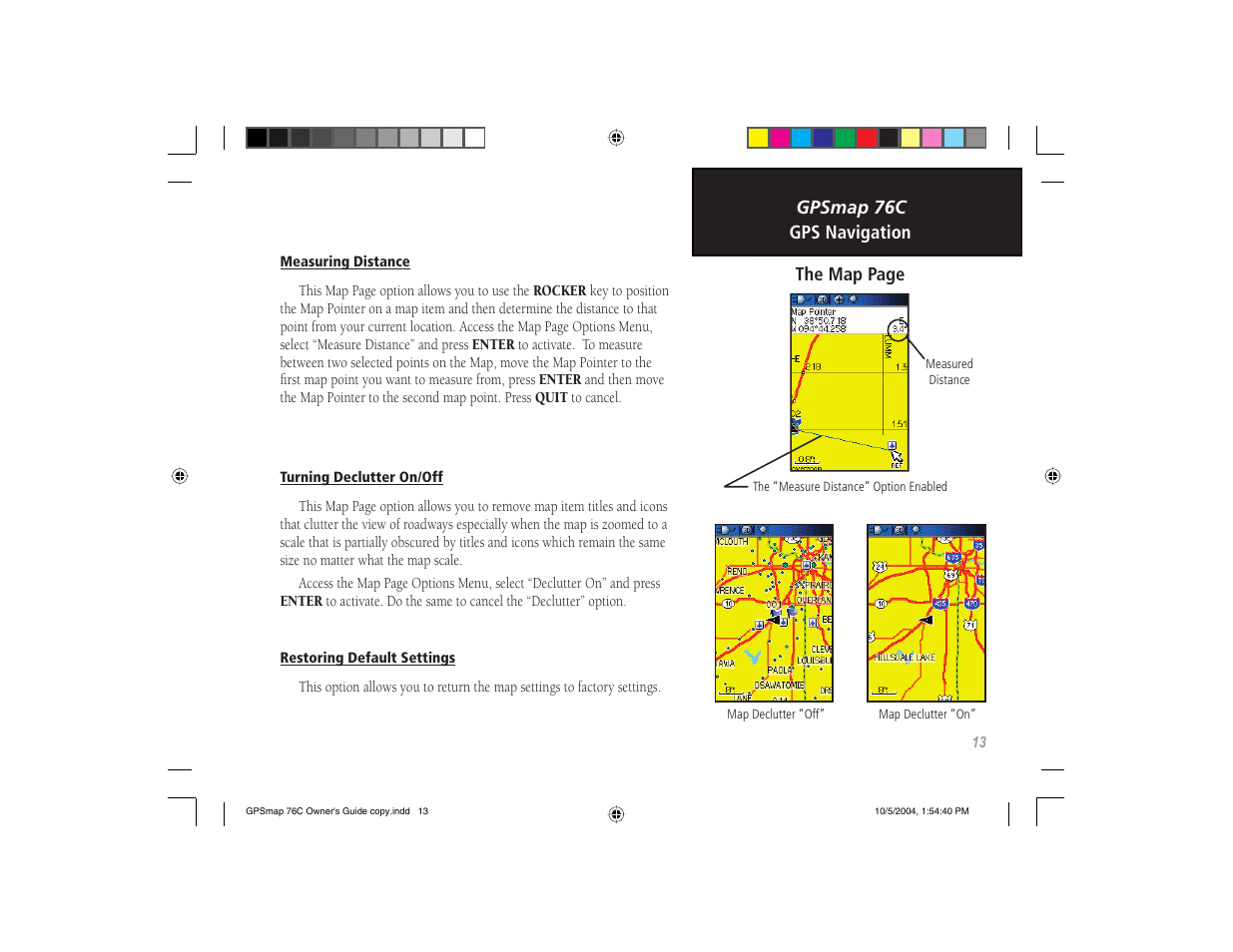 Garmin GPSMAP 76C User Manual | Page 23 / 96
