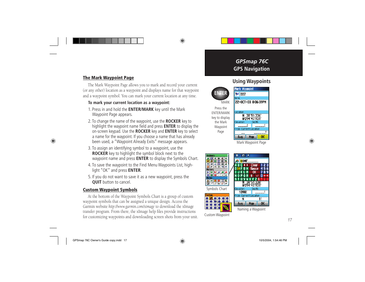 Garmin GPSMAP 76C User Manual | Page 27 / 96