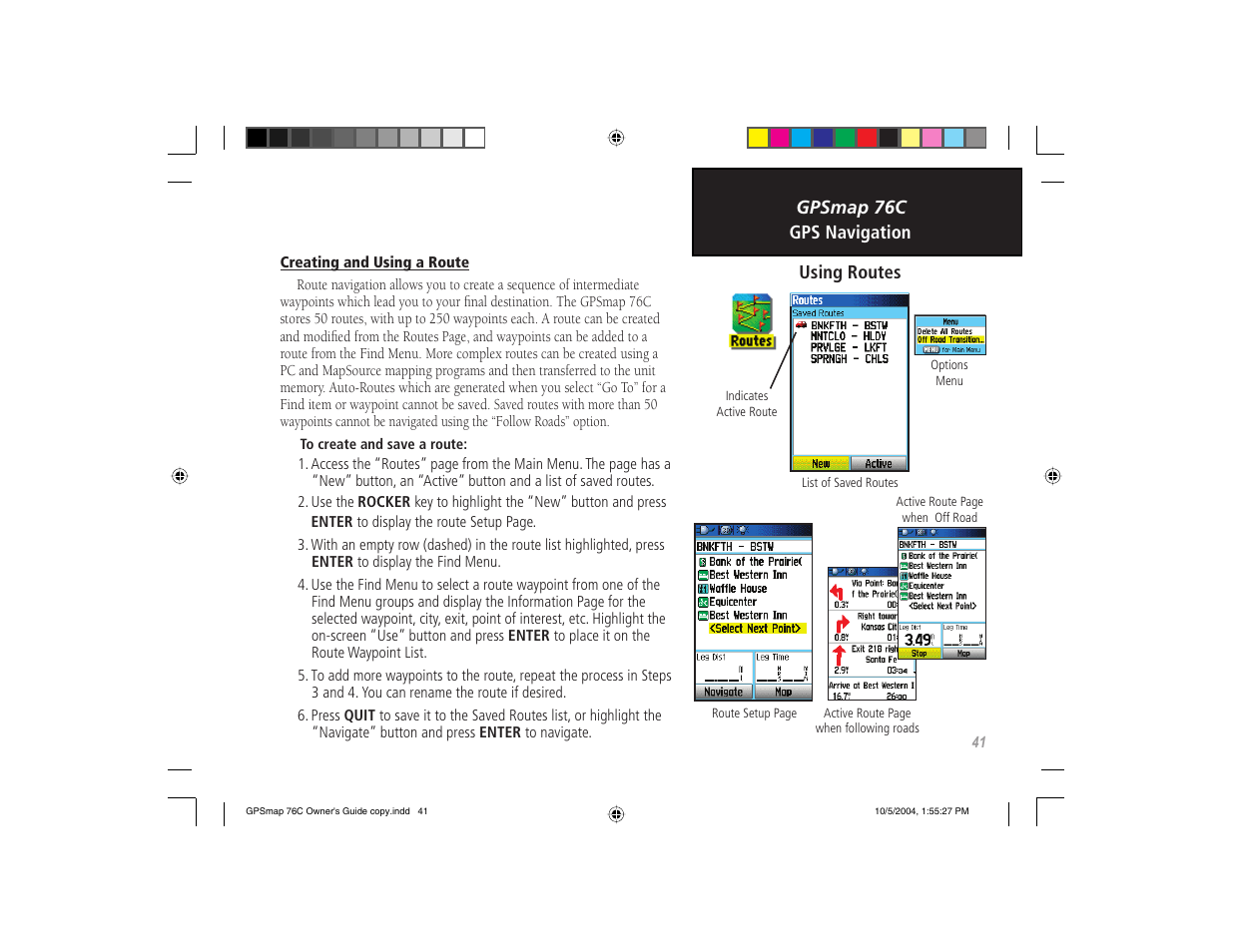 Garmin GPSMAP 76C User Manual | Page 51 / 96