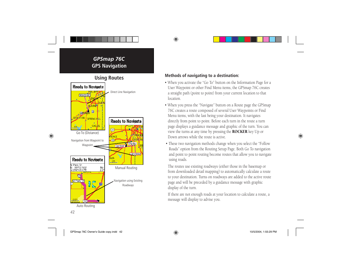 Garmin GPSMAP 76C User Manual | Page 52 / 96