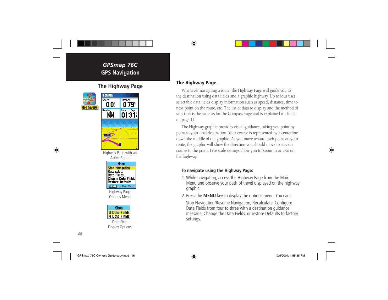 Garmin GPSMAP 76C User Manual | Page 56 / 96