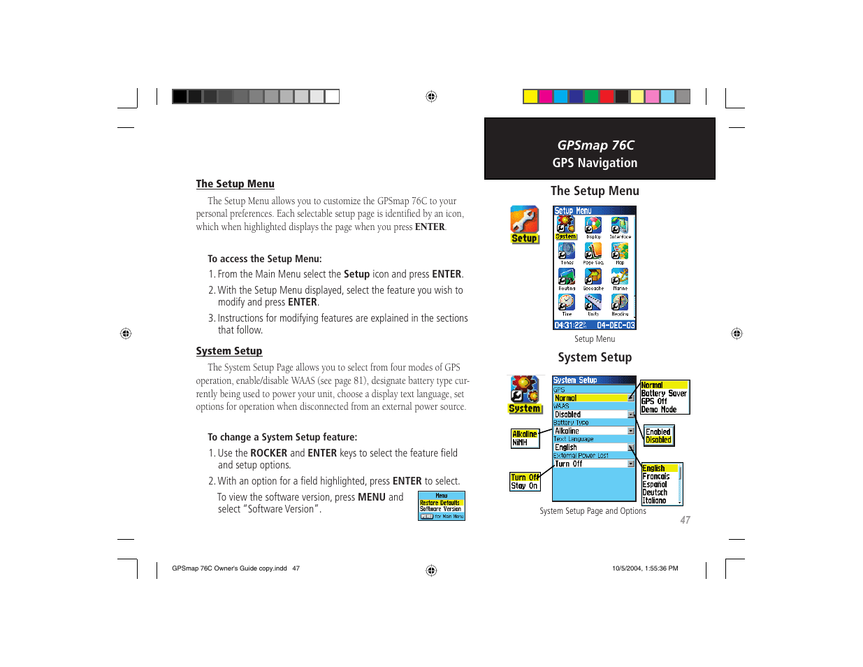 Garmin GPSMAP 76C User Manual | Page 57 / 96