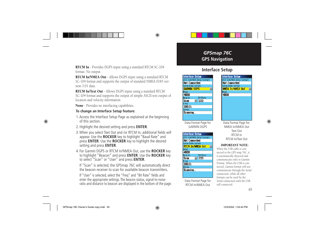 Garmin GPSMAP 76C User Manual | Page 59 / 96