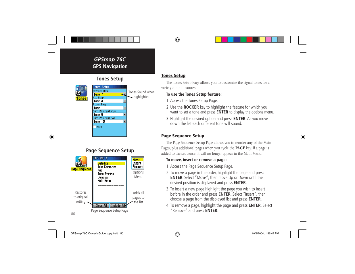 Garmin GPSMAP 76C User Manual | Page 60 / 96