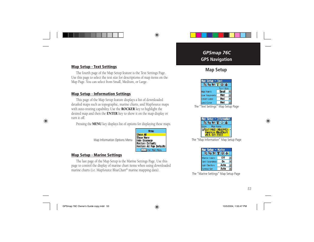 Garmin GPSMAP 76C User Manual | Page 63 / 96
