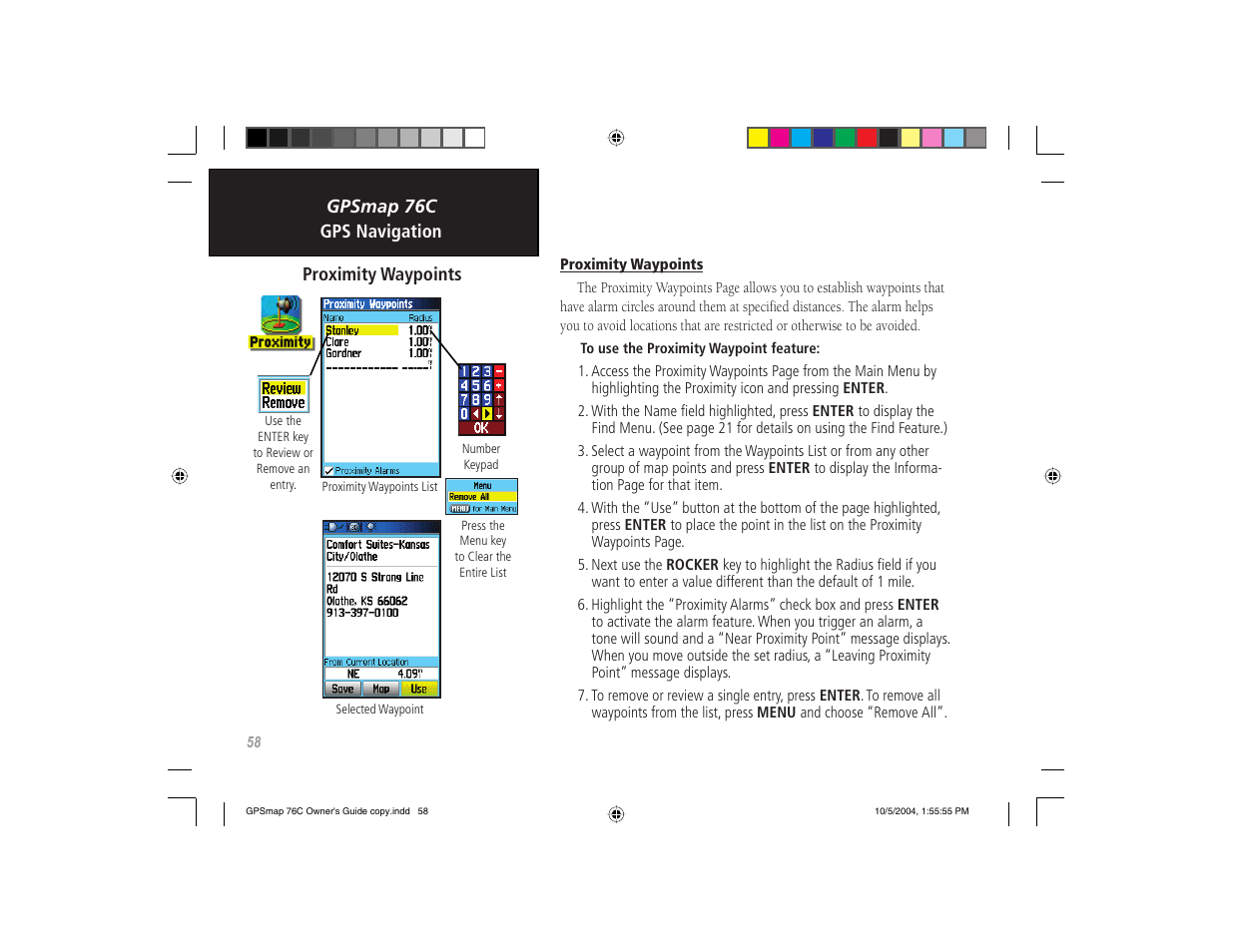 Garmin GPSMAP 76C User Manual | Page 68 / 96