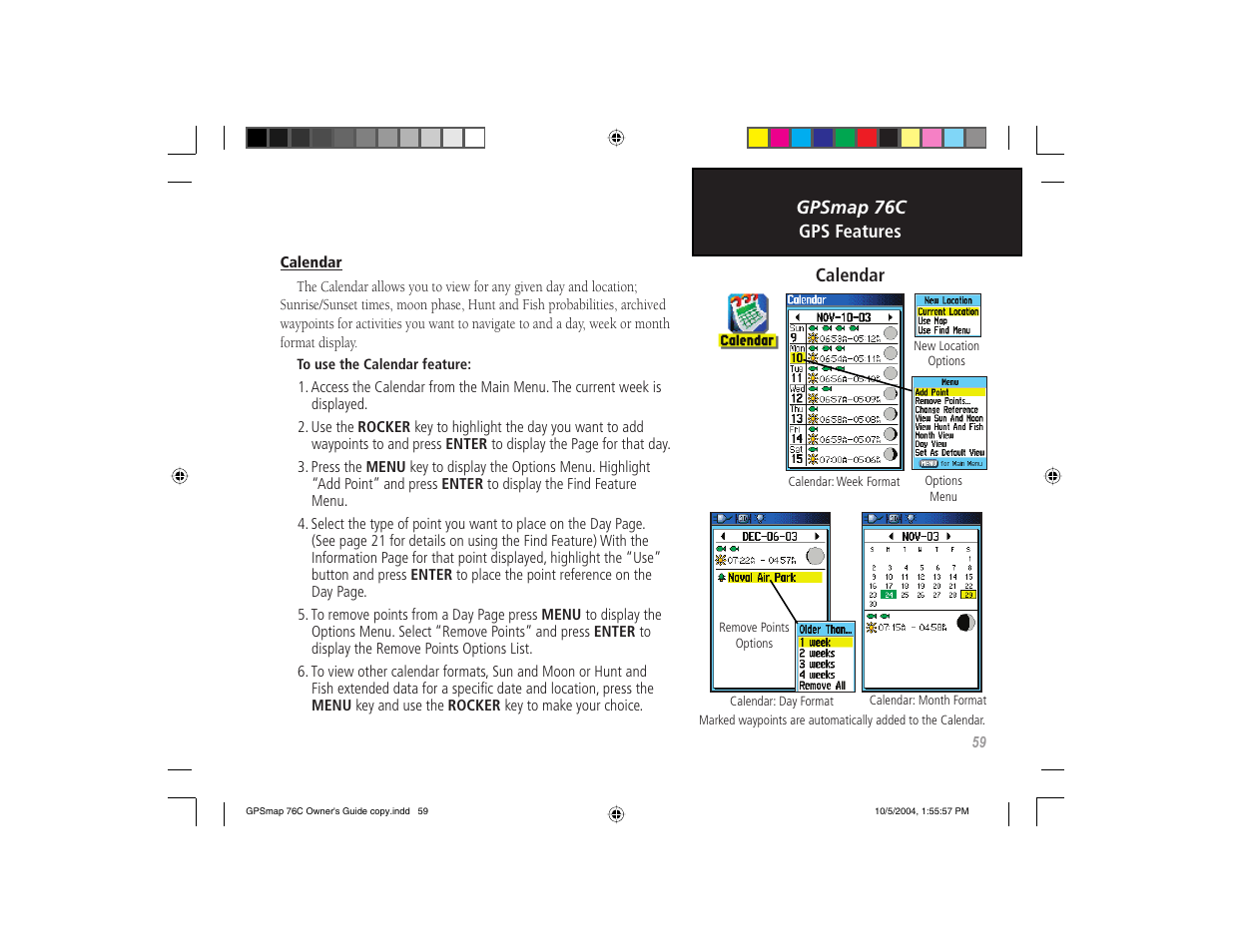 Garmin GPSMAP 76C User Manual | Page 69 / 96