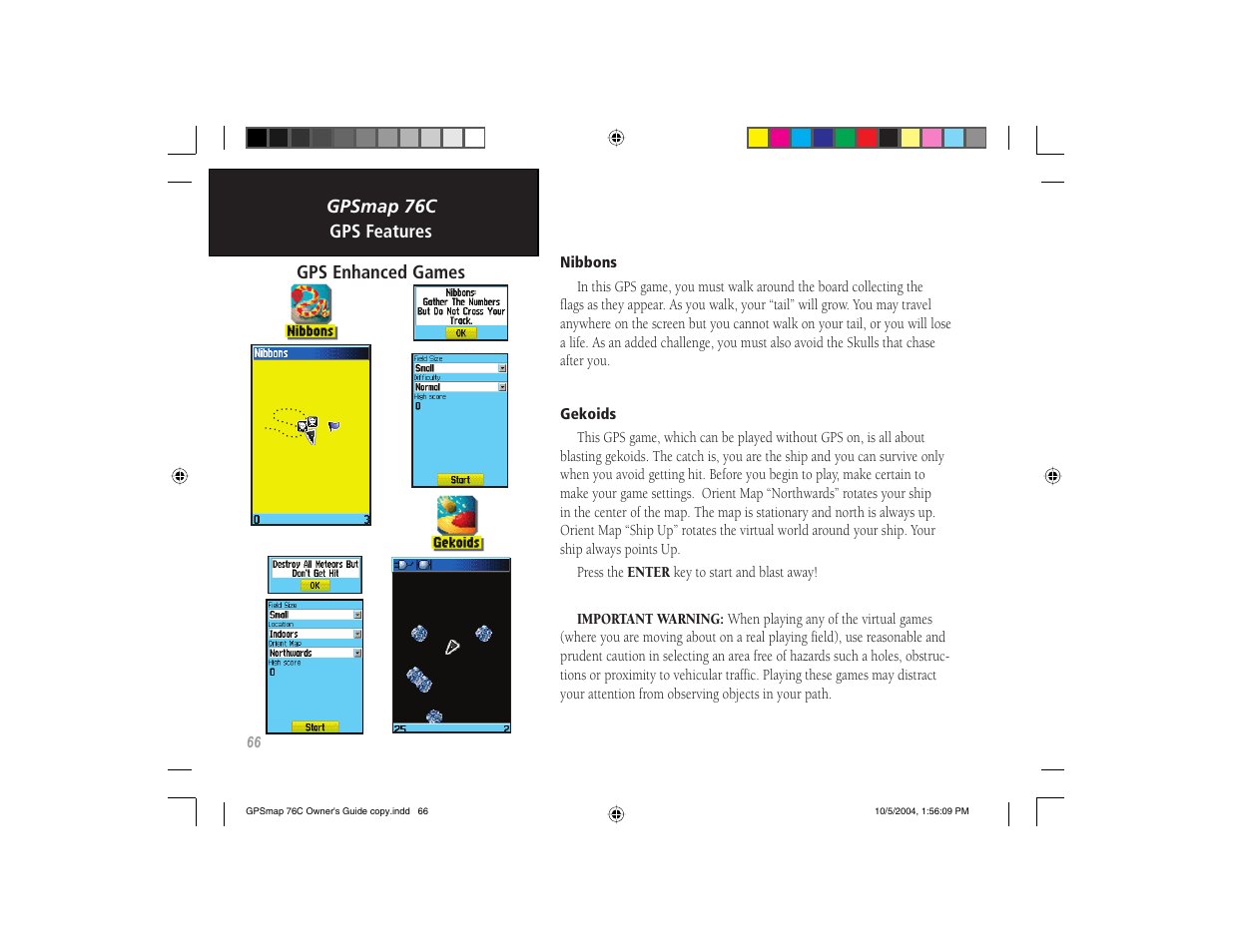 Garmin GPSMAP 76C User Manual | Page 76 / 96
