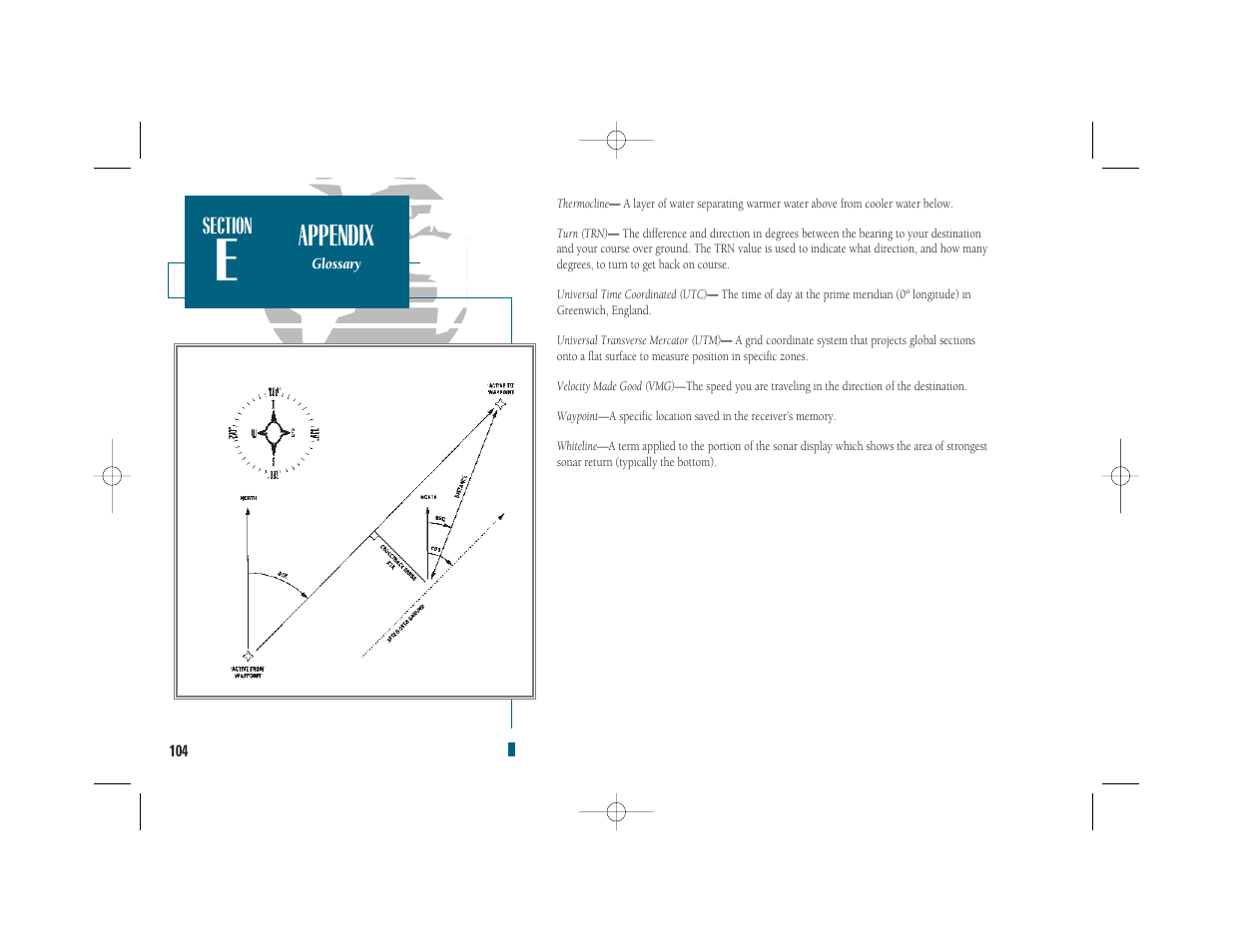 Appendix | Garmin GPSMAP 235 Sounder User Manual | Page 114 / 119