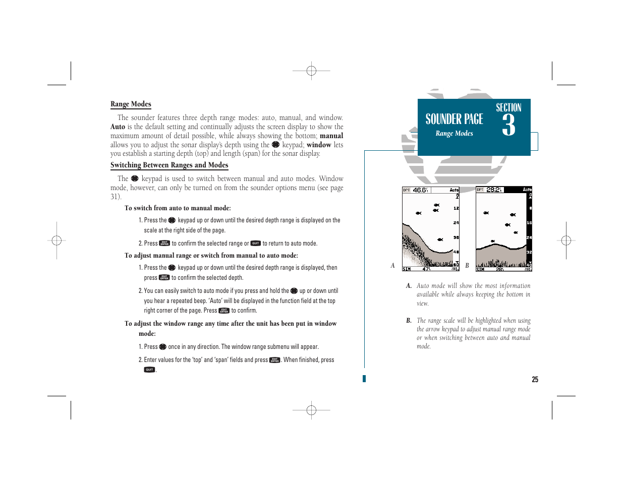 Sounder page | Garmin GPSMAP 235 Sounder User Manual | Page 35 / 119