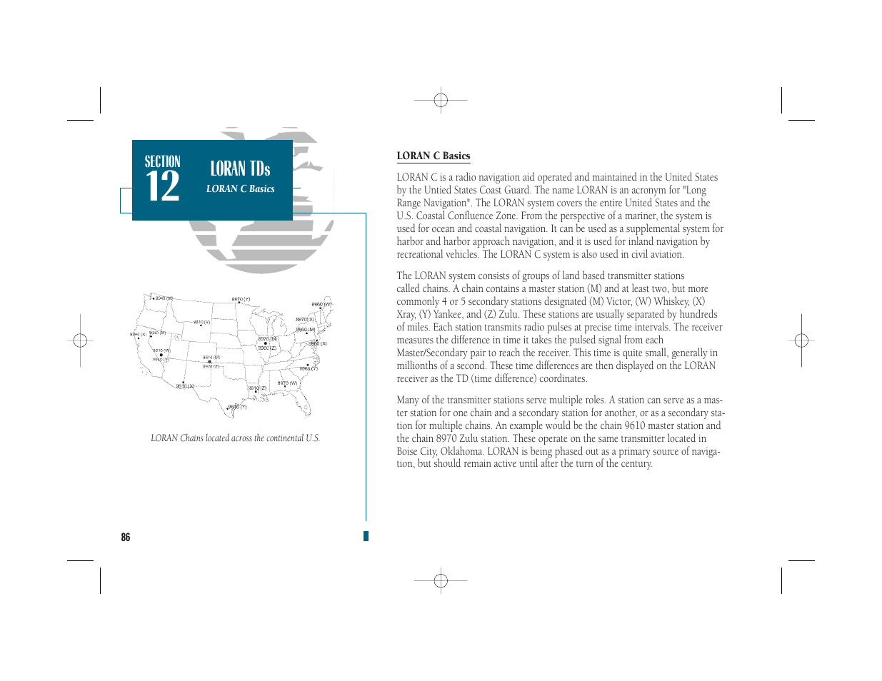 Loran tds | Garmin GPSMAP 235 Sounder User Manual | Page 96 / 119