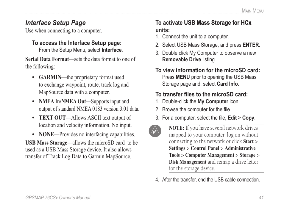 Garmin GPSMAP 76CSx User Manual | Page 47 / 64