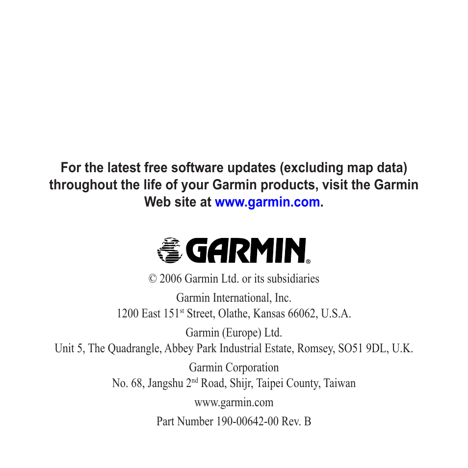 Garmin StreetPilot c550 User Manual | Page 52 / 52