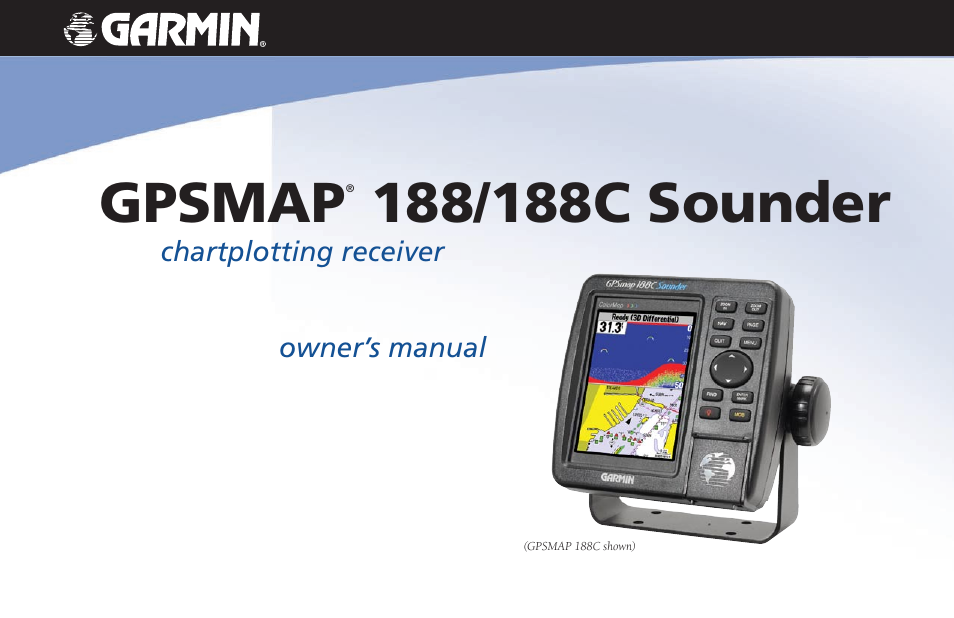 Garmin GPSMAP 188C Sounder User Manual | 126 pages